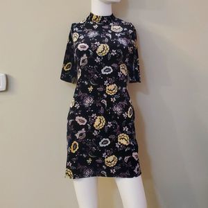 Current Project, S, floral, black/yellow/pink